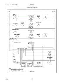 12 - Wiring Schematic parts for Frigidaire Range FEFL79DBF from AppliancePartsPros.com