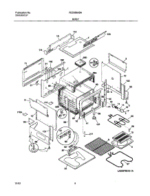 05 - Body parts for Frigidaire Range FES300ASA from AppliancePartsPros.com