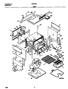 03 - Body parts for Frigidaire Range FES300BEBC from AppliancePartsPros.com