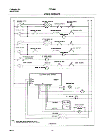 10 - Wiring Schematic parts for Frigidaire Range FEFL88ABA from AppliancePartsPros.com