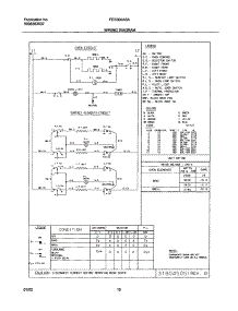10 - Wiring Diagram parts for Frigidaire Range FES300ASA from AppliancePartsPros.com