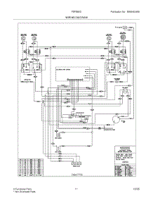 11 - Wiring Diagram parts for Frigidaire Range FEFS66DQF from AppliancePartsPros.com