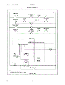 10 - Wiring Schematic parts for Frigidaire Range FEFB68CSC from AppliancePartsPros.com
