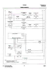 11 - Wiring Schematic parts for Frigidaire Range FEFB68CQA from AppliancePartsPros.com