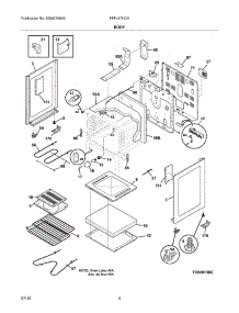 05 - Body parts for Frigidaire Range FEFL67HCH from AppliancePartsPros.com