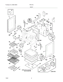 05 - Body parts for Frigidaire Range FEFL78CQD from AppliancePartsPros.com