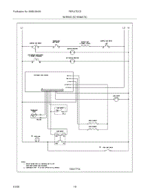 10 - Wiring Schematic parts for Frigidaire Range FEFL67DCD from AppliancePartsPros.com