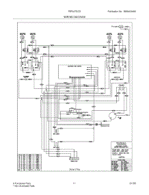 11 - Wiring Diagram parts for Frigidaire Range FEFL67DCD from AppliancePartsPros.com