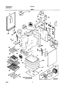 05 - Body parts for Frigidaire Range FEF379ACB from AppliancePartsPros.com