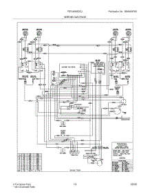 13 - Wiring Diagram parts for Frigidaire Range FEFLM605DCJ from AppliancePartsPros.com