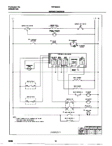 06 - Wiring Diagram parts for Frigidaire Range FEF385CCSE from AppliancePartsPros.com