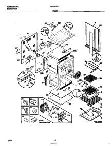 03 - Body parts for Frigidaire Range FEF387CCTD from AppliancePartsPros.com