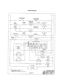 Wiring Diagram parts for Frigidaire Range FEF388CJSA from AppliancePartsPros.com