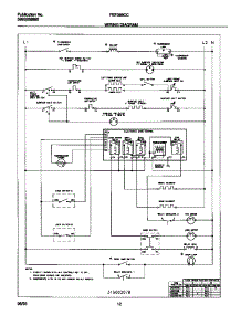06 - Wiring Diagram parts for Frigidaire Range FEF388CCTC from AppliancePartsPros.com