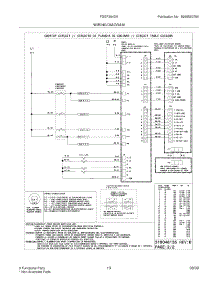 11 - Wiring Diagram parts for Frigidaire Range FGEF304DKWA from AppliancePartsPros.com