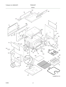 05 - Body parts for Frigidaire Range FES300ASF from AppliancePartsPros.com