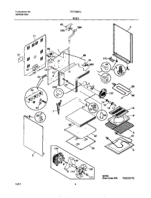 05 - Body parts for Frigidaire Range FEFS68CJSC from AppliancePartsPros.com