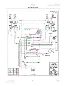 11 - Wiring Diagram parts for Frigidaire Range FEFS66DQC from AppliancePartsPros.com