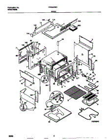 03 - Body parts for Frigidaire Range FES300WCWD from AppliancePartsPros.com