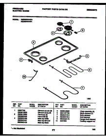 03 - Cooktop And Broiler Parts parts for Frigidaire Range FES300WABA from AppliancePartsPros.com