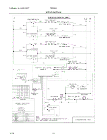 10 - Wiring Diagram parts for Frigidaire Range FES355ASH from AppliancePartsPros.com