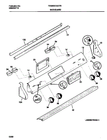 02 - Control Panel parts for Frigidaire Range FES355CCTJ from AppliancePartsPros.com