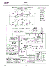 10 - Wiring Diagram parts for Frigidaire Range FES355DBA from AppliancePartsPros.com