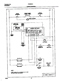 06 - Wiring Diagram parts for Frigidaire Range FES355CCSE from AppliancePartsPros.com