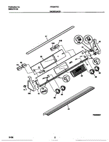 02 - Backguard parts for Frigidaire Range FES387CCSC from AppliancePartsPros.com