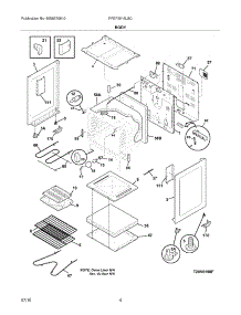 05 - Body parts for Frigidaire Range FFEF3015LSC from AppliancePartsPros.com
