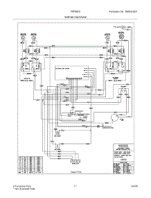 11 - Wiring Diagram parts for Frigidaire Range FEFS66DQD from AppliancePartsPros.com