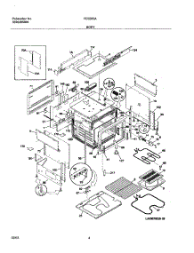 05 - Body parts for Frigidaire Range FES355ASF from AppliancePartsPros.com