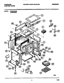 05 - Body parts for Frigidaire Range FES354BAB3 from AppliancePartsPros.com