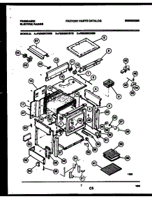 05 - Body Parts parts for Frigidaire Range FES355CBSB from AppliancePartsPros.com