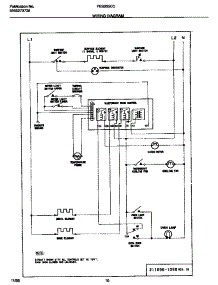 06 - Wiring Diagram parts for Frigidaire Range FES355CCSA from AppliancePartsPros.com