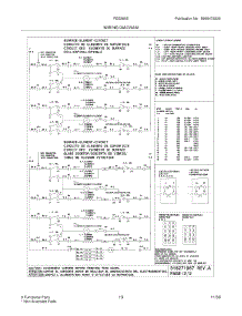 11 - Wiring Diagram parts for Frigidaire Range FES366EBC from AppliancePartsPros.com