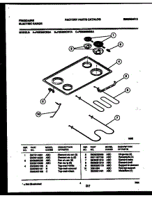 03 - Cooktop And Broiler Parts parts for Frigidaire Range FES355BBBA from AppliancePartsPros.com