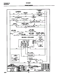 07 - Wiring Diagram parts for Frigidaire Range FEF450WFDA from AppliancePartsPros.com
