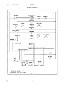 10 - Wiring Schematic parts for Frigidaire Range FEFB78DCC from AppliancePartsPros.com