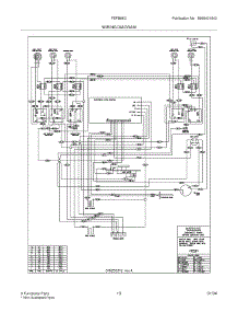 11 - Wiring Diagram parts for Frigidaire Range FEFB68CBB from AppliancePartsPros.com