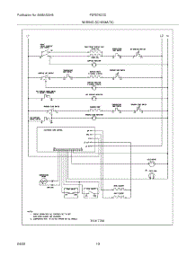 10 - Wiring Schematic parts for Frigidaire Range FEFB78DCD from AppliancePartsPros.com