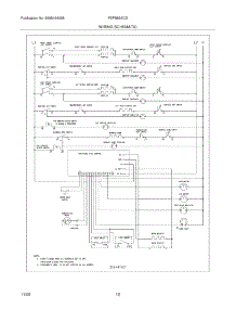12 - Wiring Schematic parts for Frigidaire Range FEFB89ECD from AppliancePartsPros.com