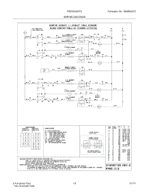 11 - Wiring Diagram parts for Frigidaire Range FGES3045KFC from AppliancePartsPros.com