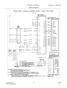 11 - Wiring Diagram parts for Frigidaire Range FGES3065KBA from AppliancePartsPros.com