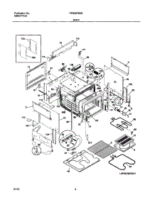 05 - Body parts for Frigidaire Range FES367BCB from AppliancePartsPros.com