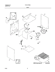 07 - Body parts for Frigidaire Range FGF311PHSD from AppliancePartsPros.com