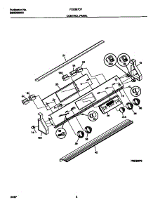 02 - Control Panel parts for Frigidaire Range FES387CFSA from AppliancePartsPros.com