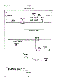14 - Wiring Schematic parts for Frigidaire Range FGF326ASD from AppliancePartsPros.com
