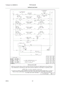 10 - Wiring Diagram parts for Frigidaire Range FFEF4005LWB from AppliancePartsPros.com