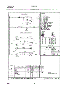 10 - Wiring Diagram parts for Frigidaire Range FES300ASB from AppliancePartsPros.com